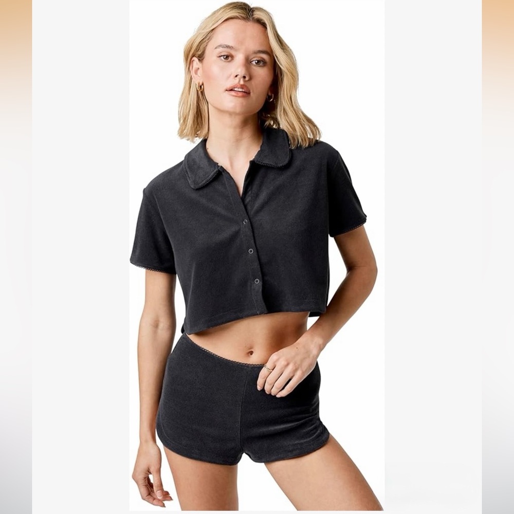 florence by mills Women's Cabana Dreams Collection Terry Towel - XXL - Black